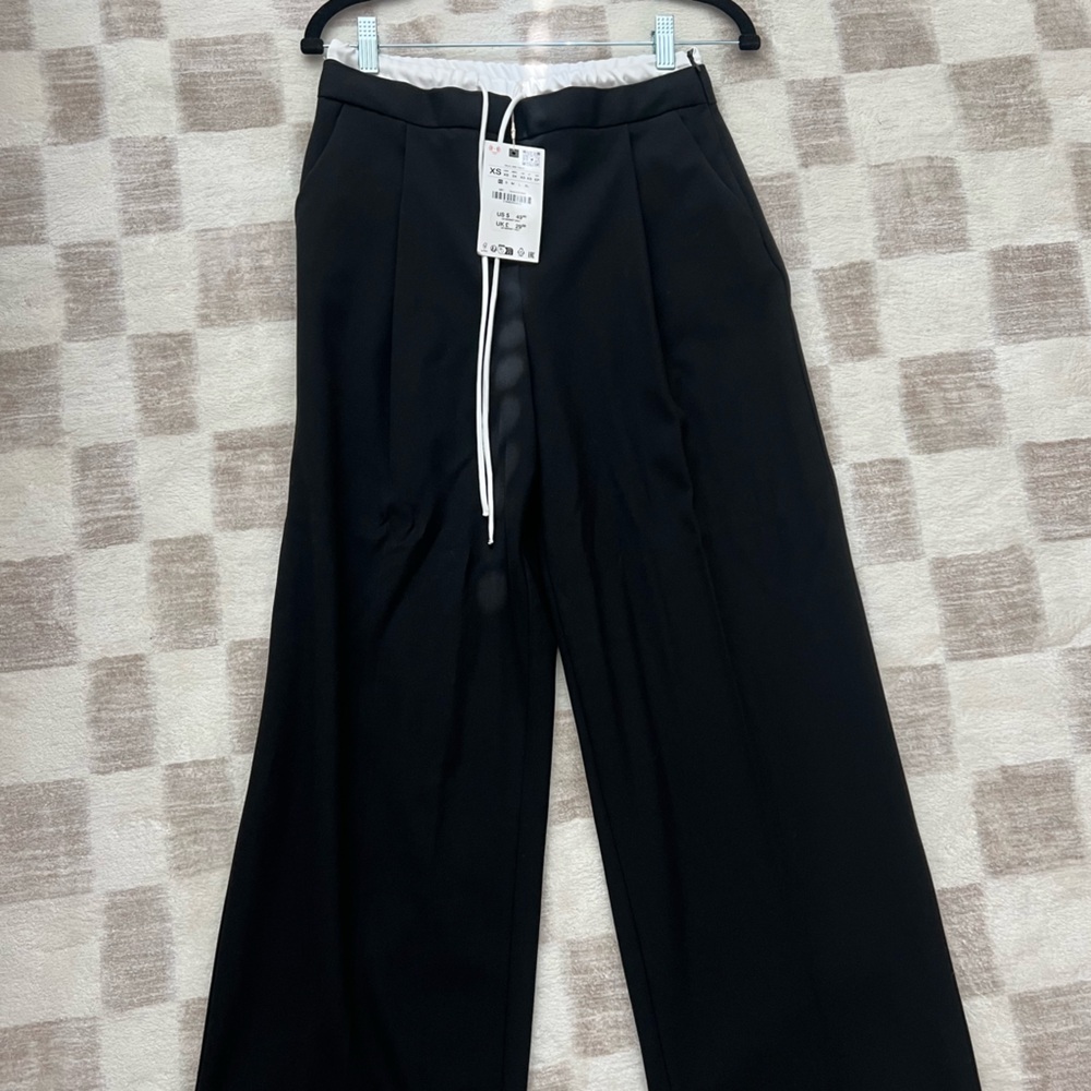 Zara black trousers brand new